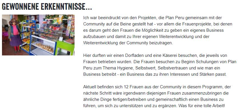 Plan International Besuchsbericht S. 3